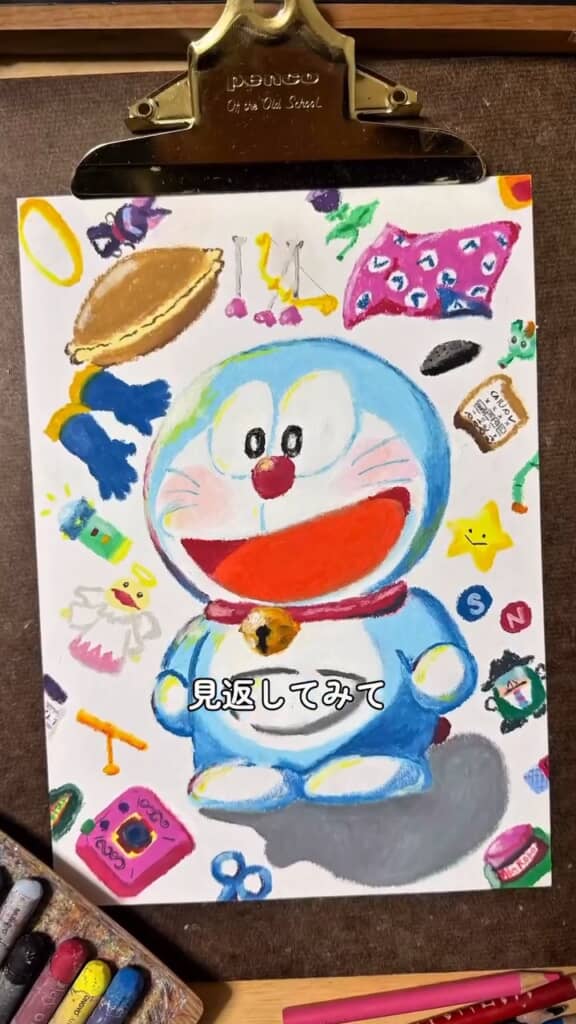 カラフルでかわいいドラえもんに！