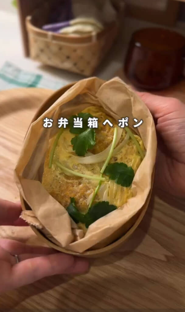 カツ丼弁当の完成◎