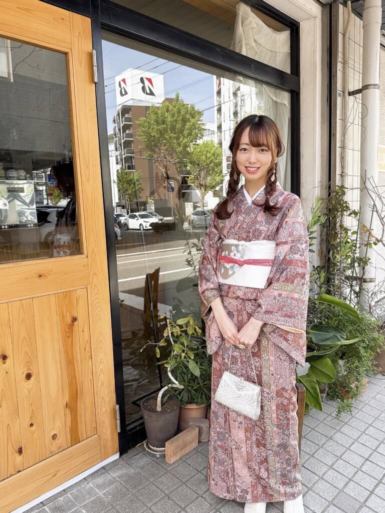 初めて自分の着付けでお出かけ