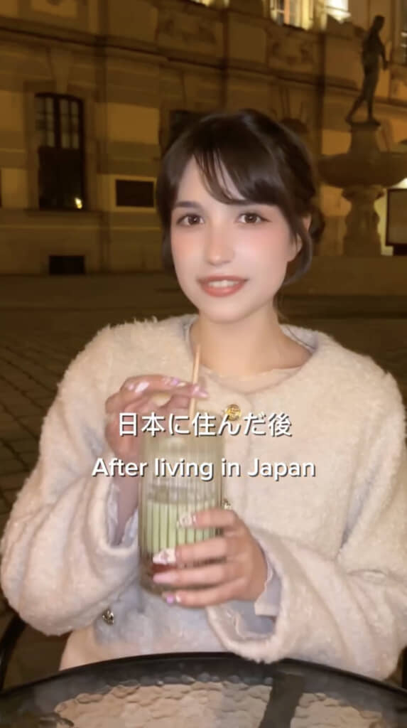 自然体な笑顔です