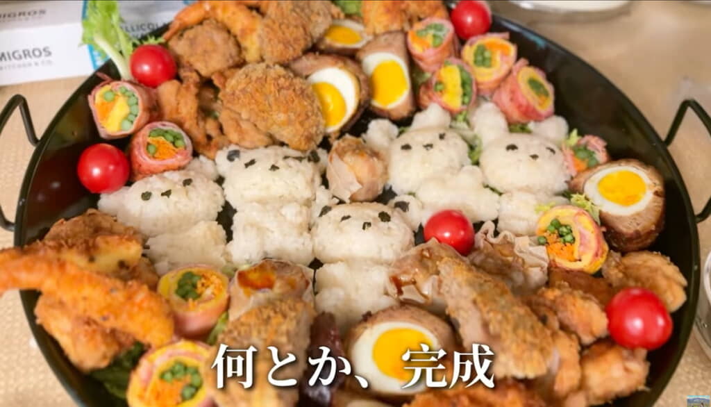 完成！　6人家族のくま＆うさぎをイメージしました