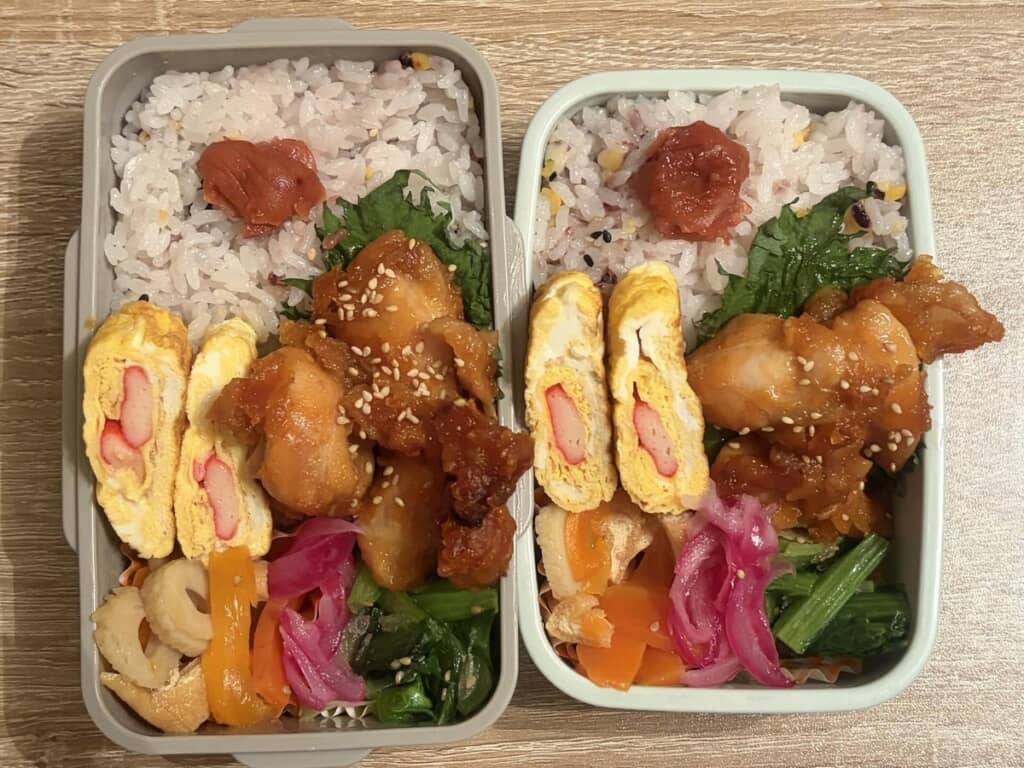 アドバイス後のお弁当