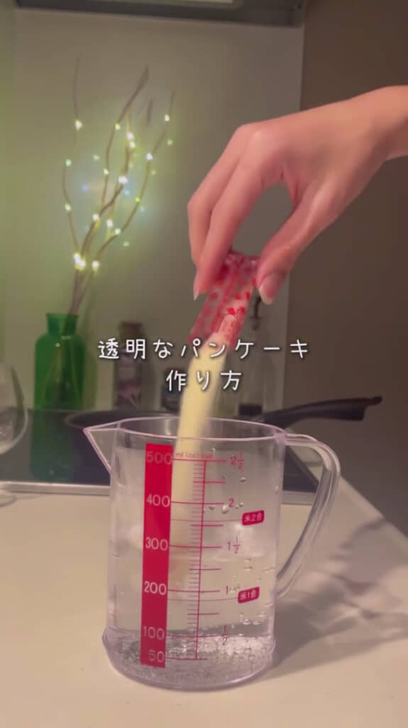 ゼラチンを加える