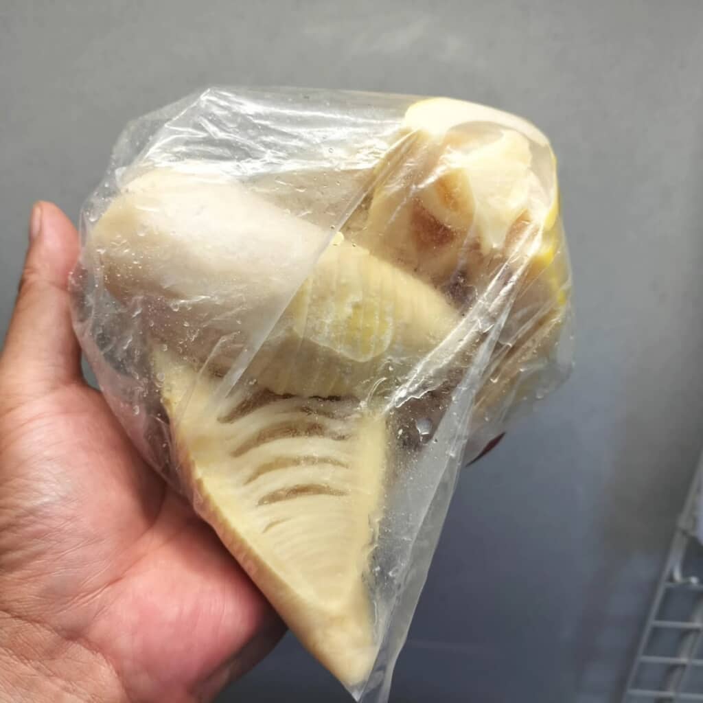 おすそ分けしたタケノコ