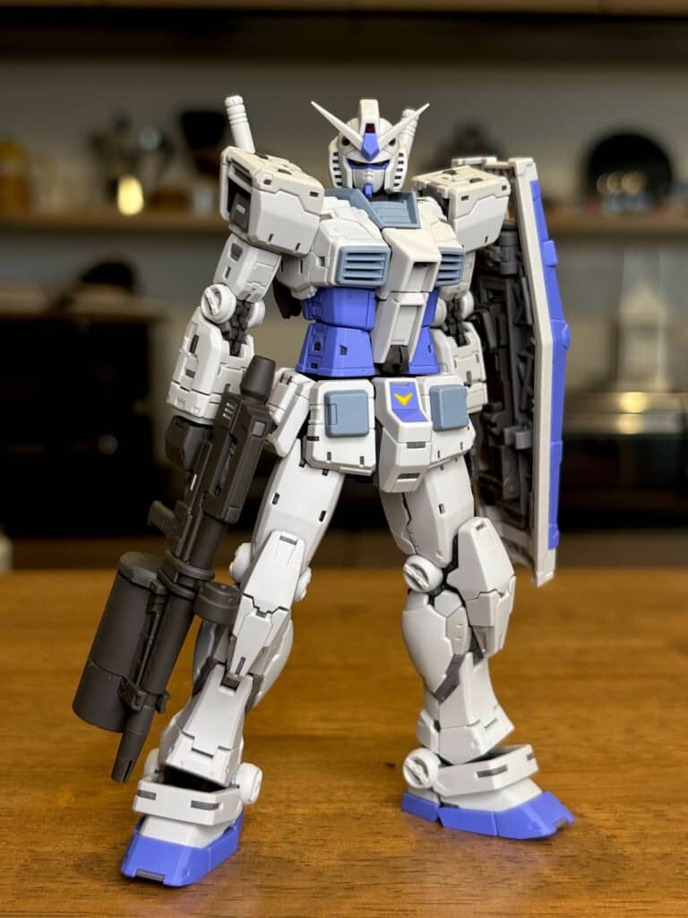 素組みした状態の「1/144 G-3ガンダム Ver.2.0」