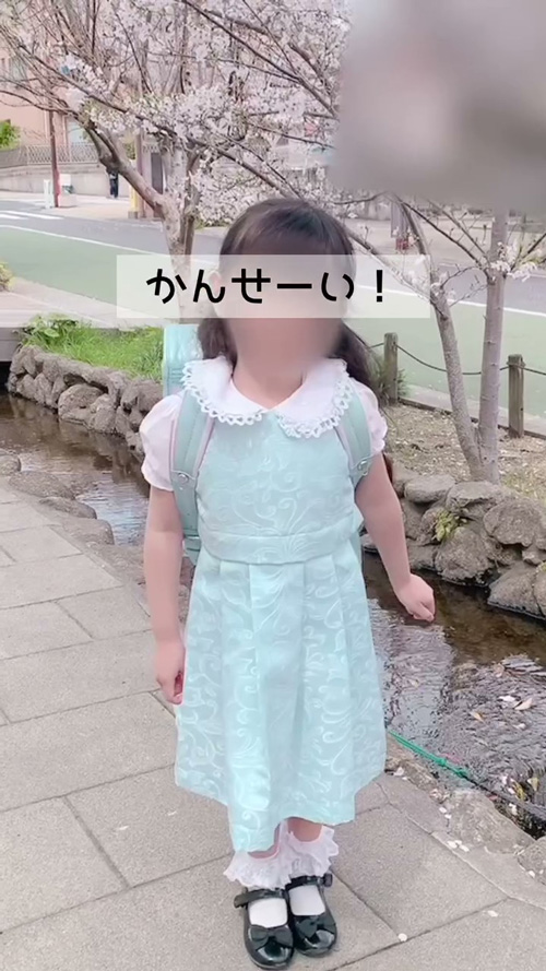 水色のワンピース完成！
