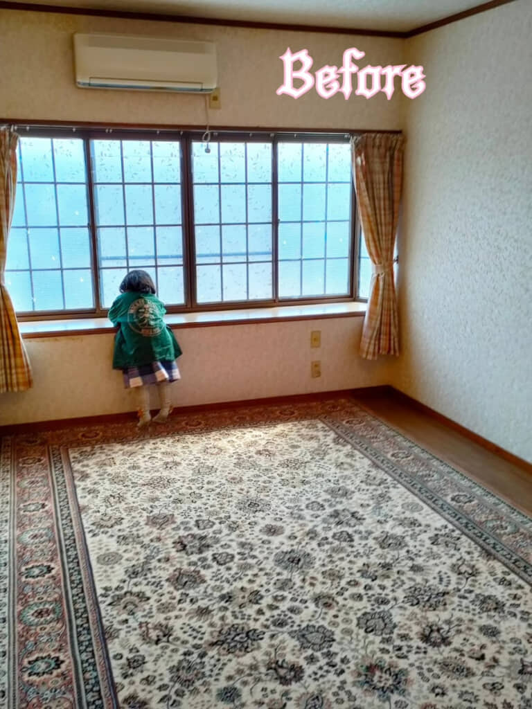 もとはレトロな空間漂うお部屋