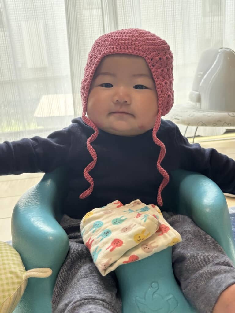 また違った味わいのあるかぶり方に