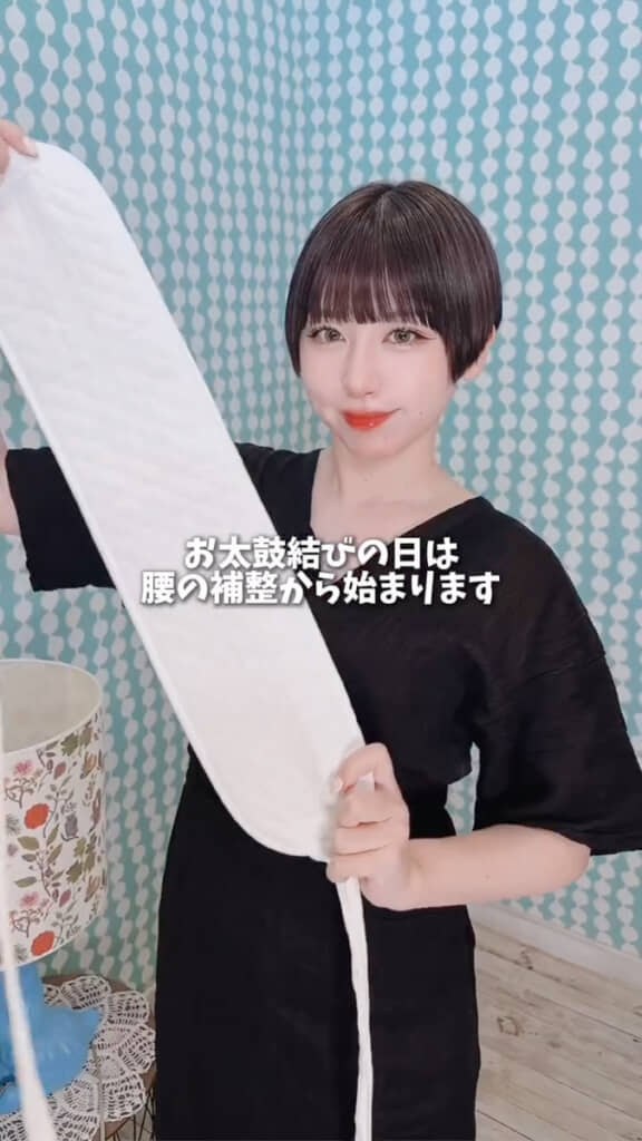 着物を着る前にしっかりと補正を行う