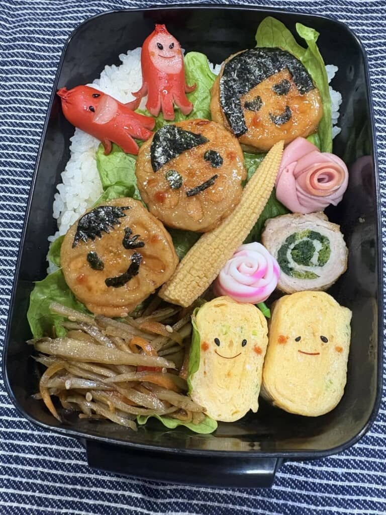 KozuEさんが夫に作ったキュートなお弁当