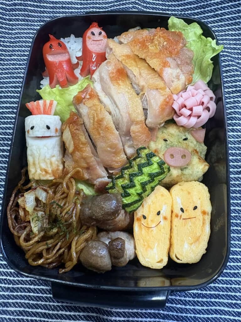 キャラクターがかわいいお弁当