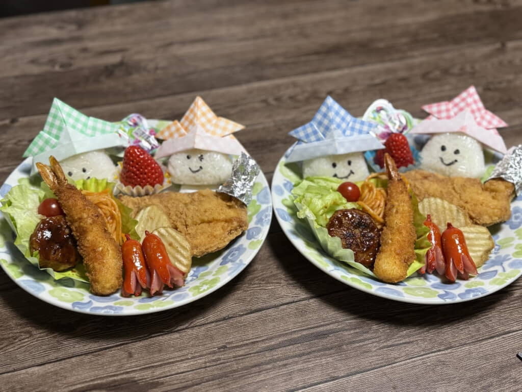孫に作ったお子様ランチ