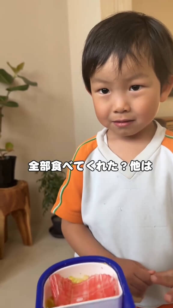 レタス以外全部食べられてえらい！