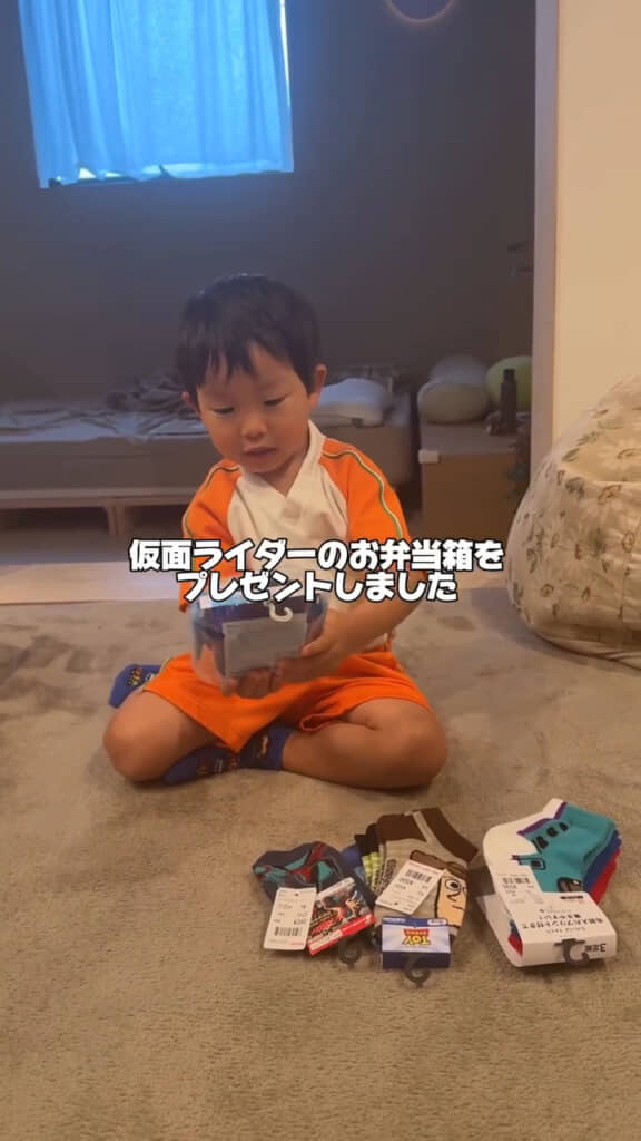 大好きなキャラクターのお弁当箱でした