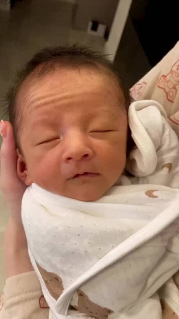 生まれたばかりのふーちゃん