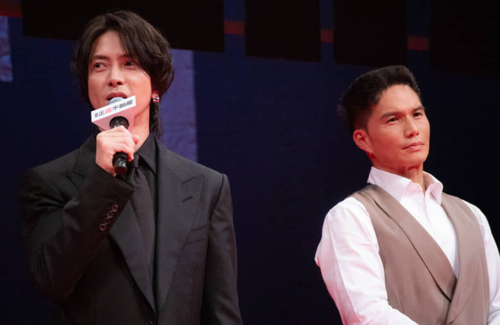 山下智久、市原隼人（編集部撮影）