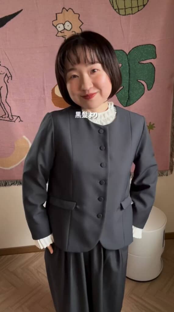 以前の黒髪ボブ