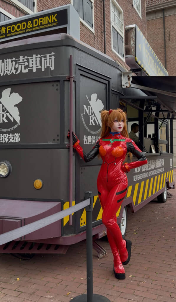 ハウステンボスの新名所で撮影されたコスプレショット
