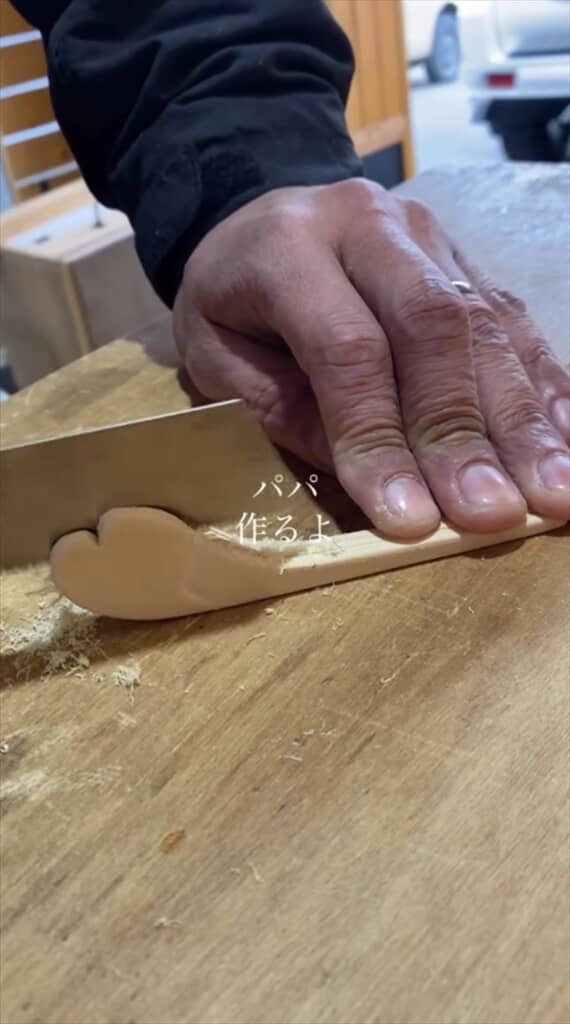パパが中学2年生の娘の誕生日に贈った手作りのプレゼント
