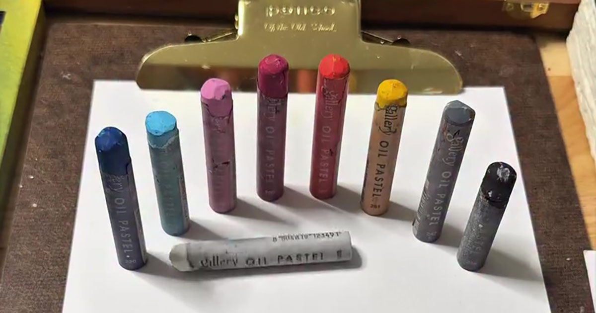 9色のクレヨンでササッと描いたら…… 驚きの仕上がりが111万再生「いや