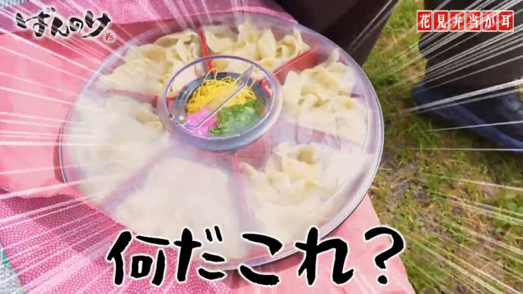 見たことのないお弁当にビックリ