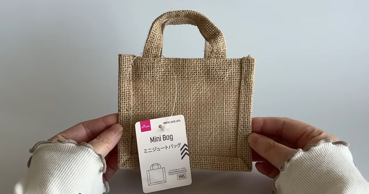 ダイソーのミニジュートバッグの“じゃない使い方”→100均アレンジで簡単に手作りギフトが完成！（1/3） | ハンドメイド ねとらぼ