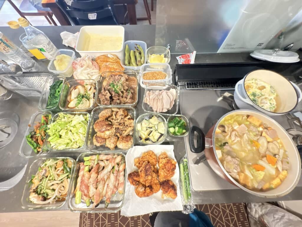 90分で作った料理