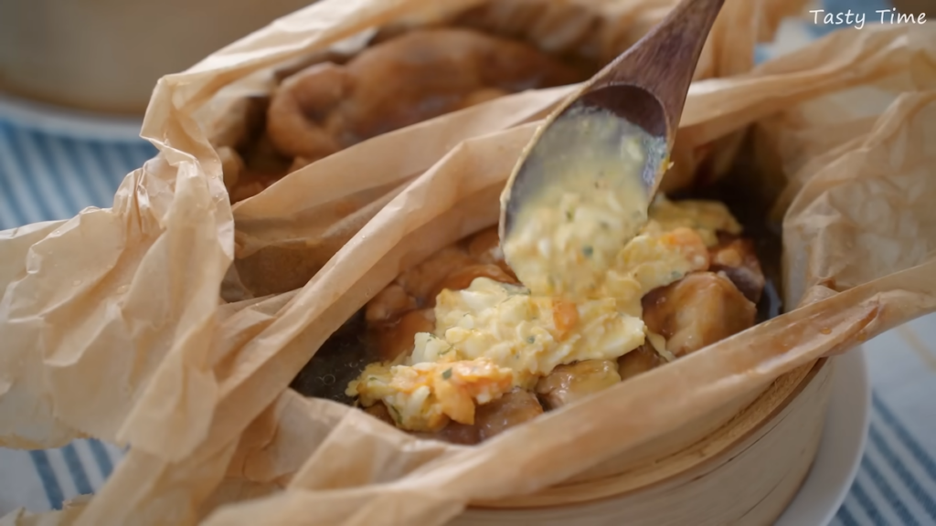蒸した卵でタルタルソースを作れば、ぐっと本格的な仕上がりに
