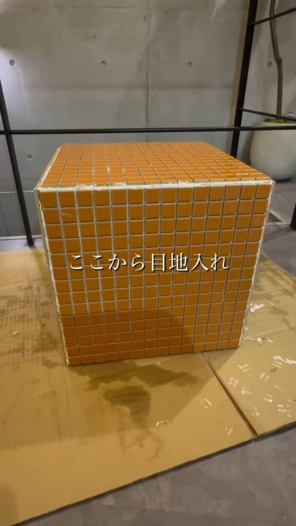 全面タイル貼りに