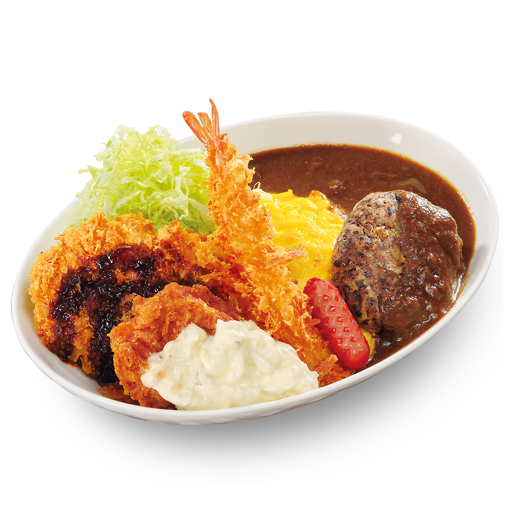 揚げオムカレー