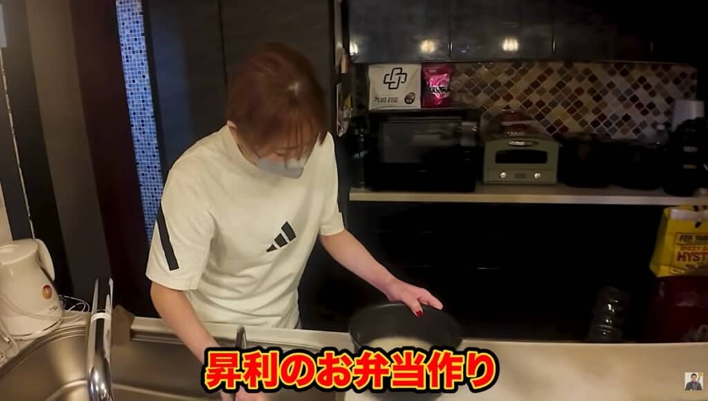 すでにお弁当作りを開始