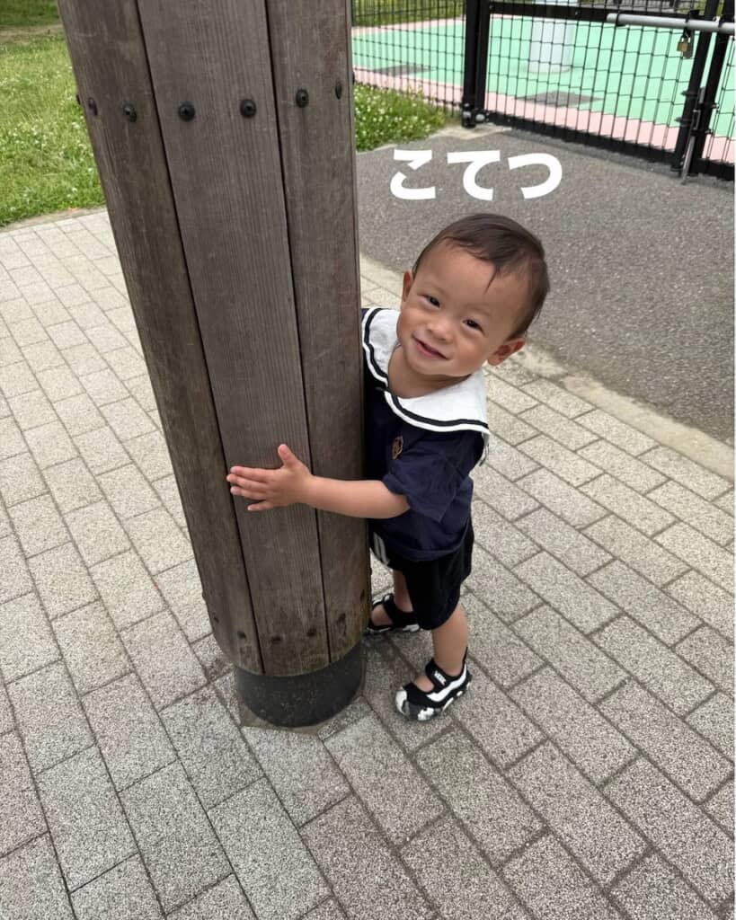 今ではこてつくんを見守る番に