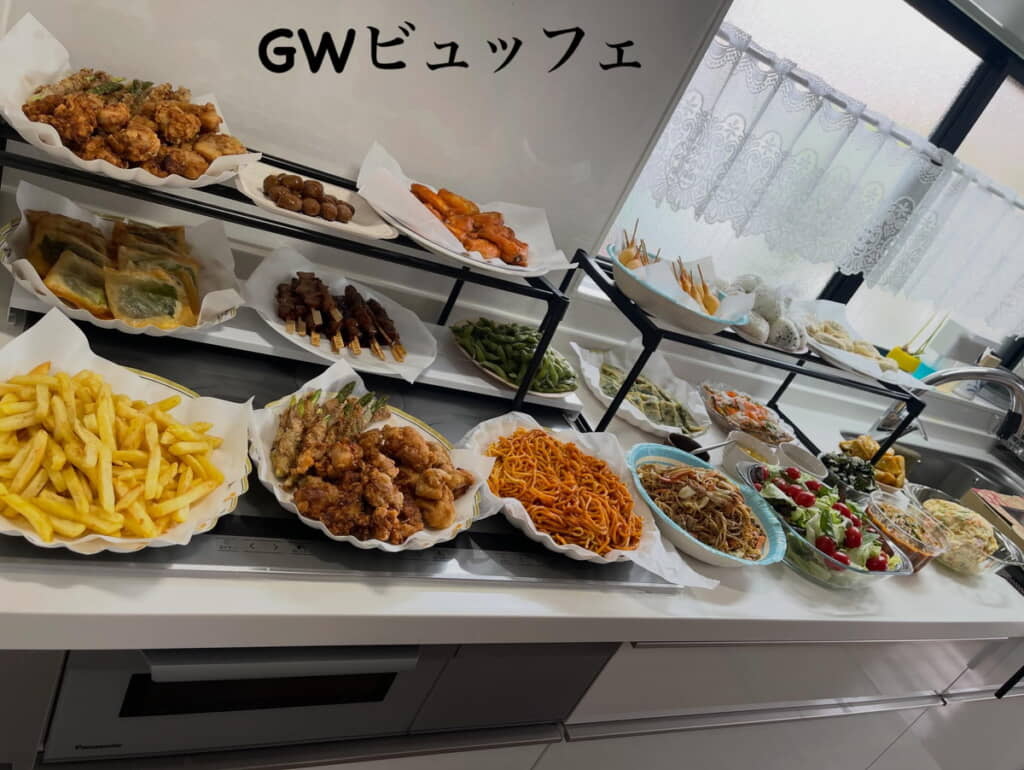 圧巻のお家ビュッフェ！