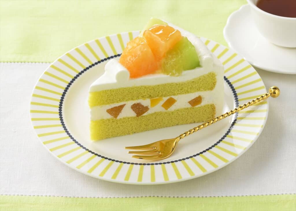 2種メロンのショートケーキ