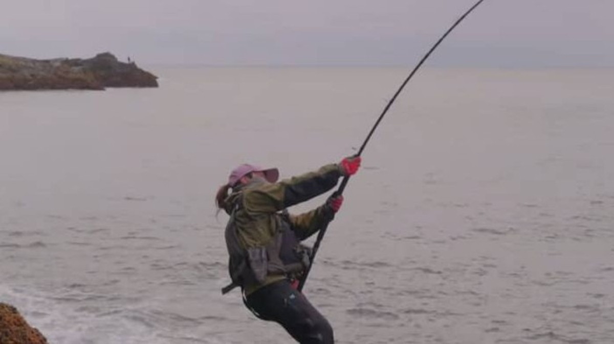 海釣りに来た女性→ヒットから約2時間もの激闘の末…… 信じられない釣果に「感動で震えた」「生涯記憶に残るビッグファイト」(1/3) | ライフスタイル ねとらぼ