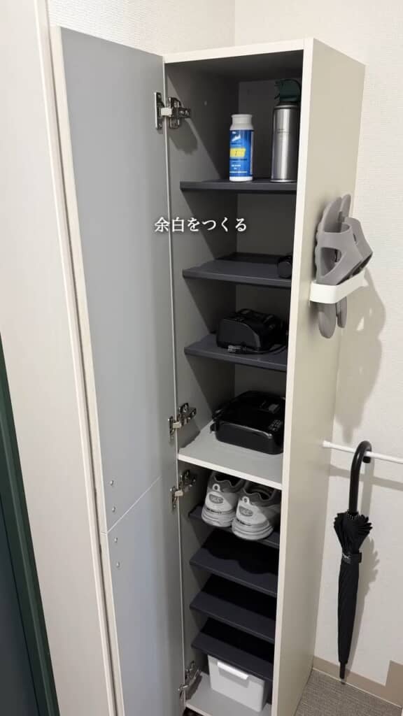 靴箱は靴を詰めすぎない