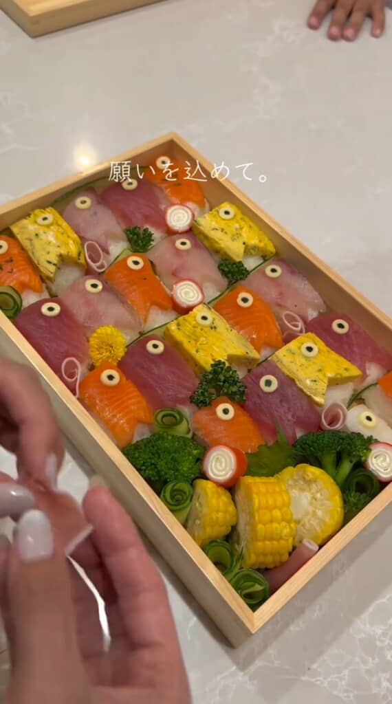 かわいすぎる鯉のぼりお寿司