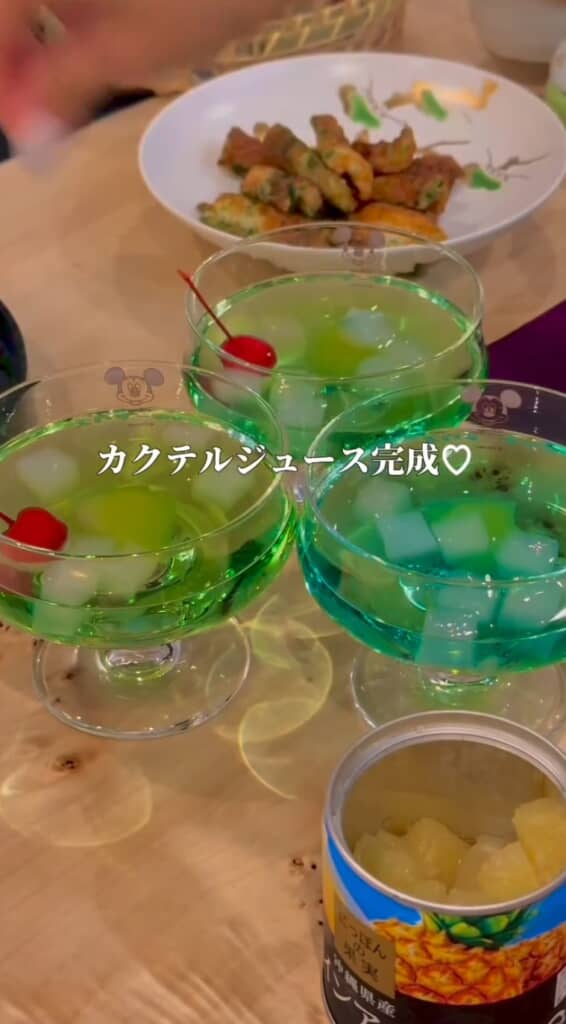 子どもたちが喜びそうなカクテルジュース