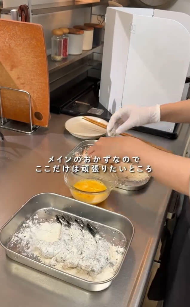 メインのおかずは気合で