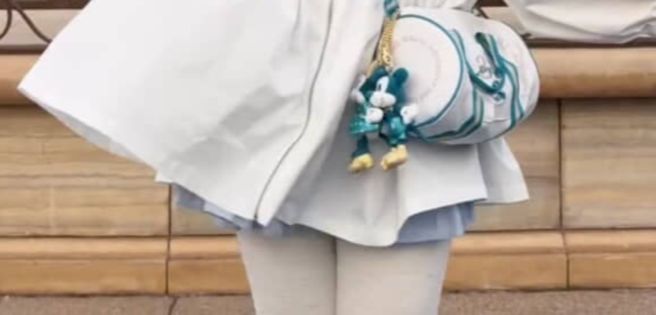 ディズニーの入り口で友人がカメラを構えた瞬間…… 奇跡の光景に「おもしろすぎるwwww」「タイミング良すぎる笑笑」(1/3) | ディズニー ねとらぼ