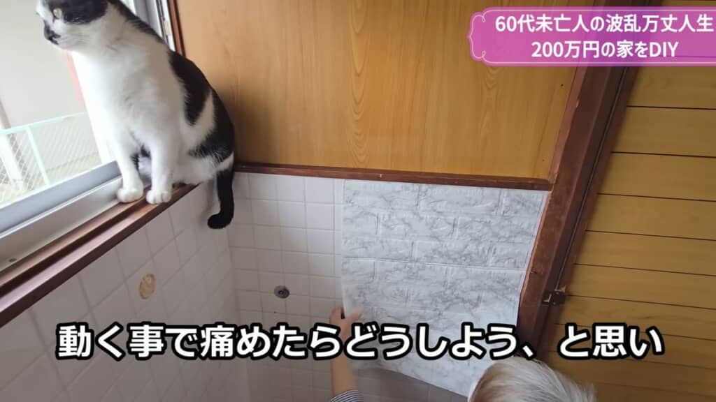 健康面を気にしてDIYを控えていた投稿者