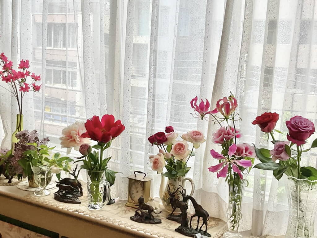 部屋全体に幸せがあふれているようです