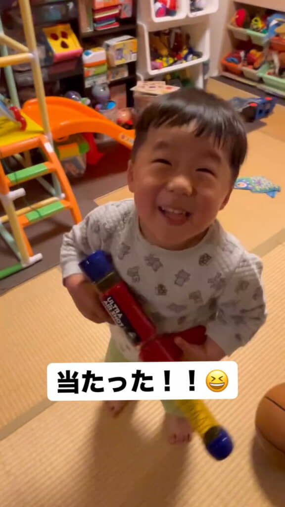 すごくうれしそうでかわいい!