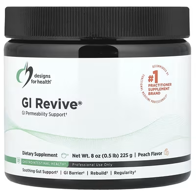 Designs For Health, GI Revive®（GIリバイブ）、ピーチ、225g（8オンス）
