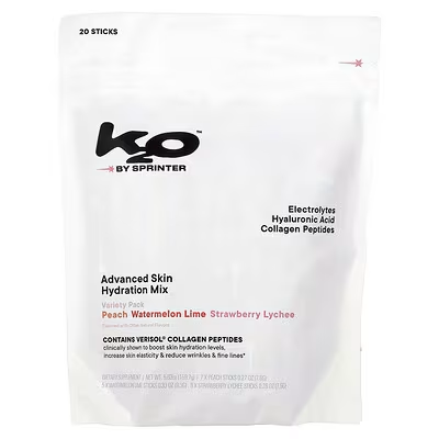 k2o by Sprinter, アドバンスド スキンハイドレーションミックス、バラエティパック、スティック20本、159.7g