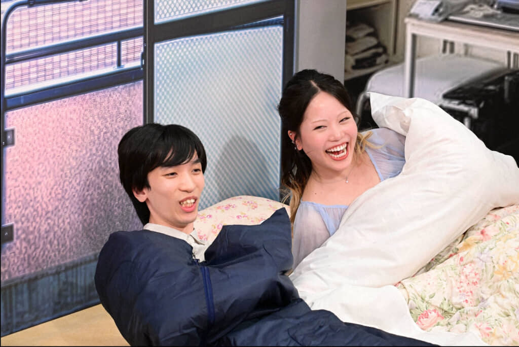 5月17日放送「新婚さんいらっしゃい！」の一場面 （C）ABCテレビ