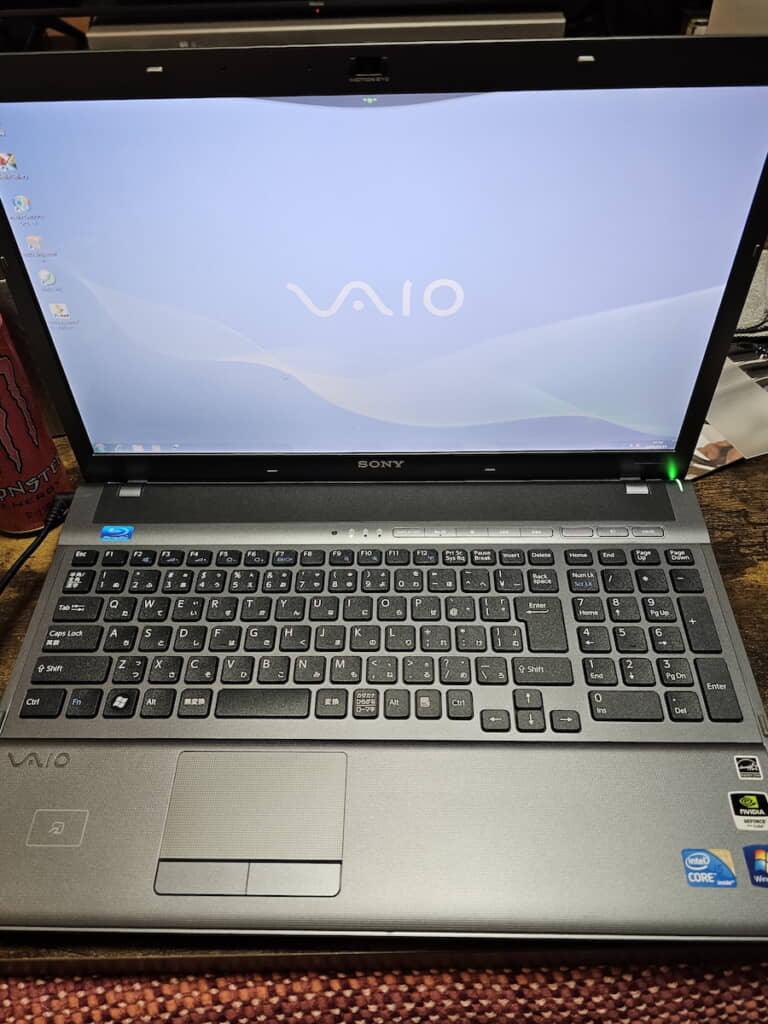 古さを感じさせないキレイなVAIO
