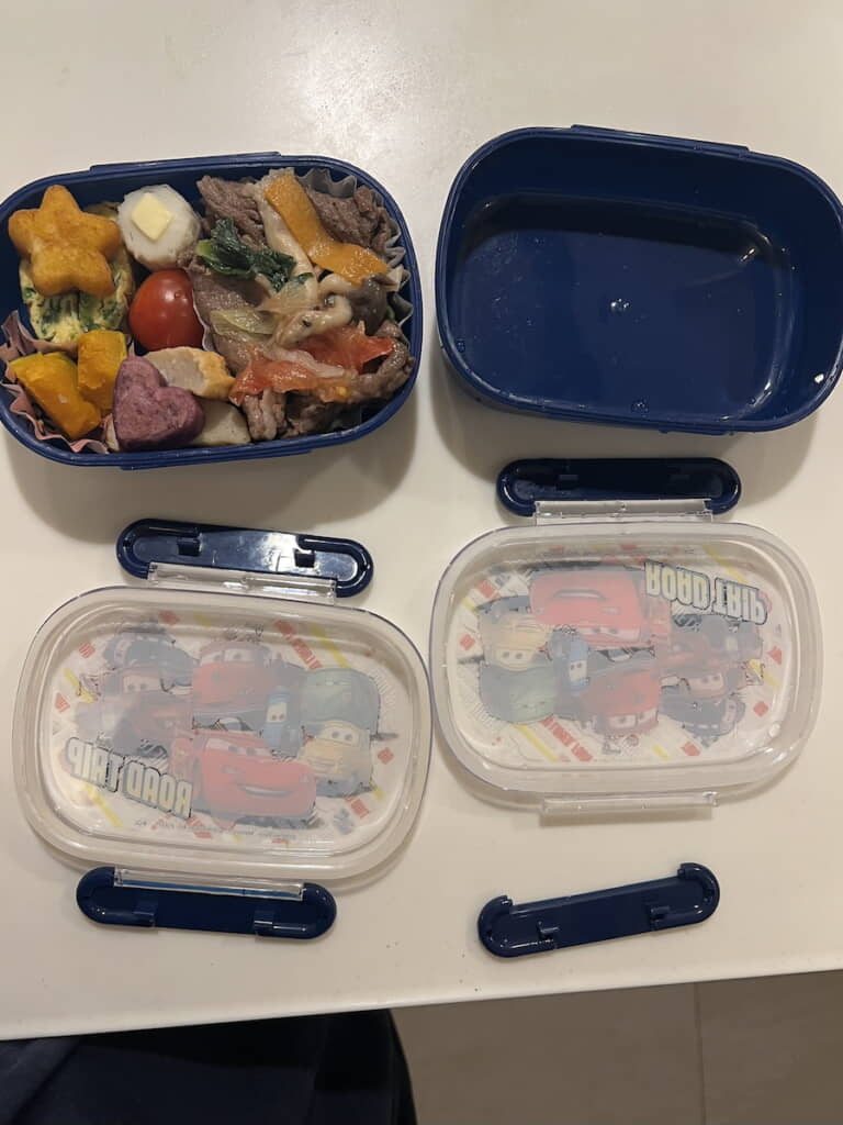うっかり買っていた同じお弁当箱を使用することに