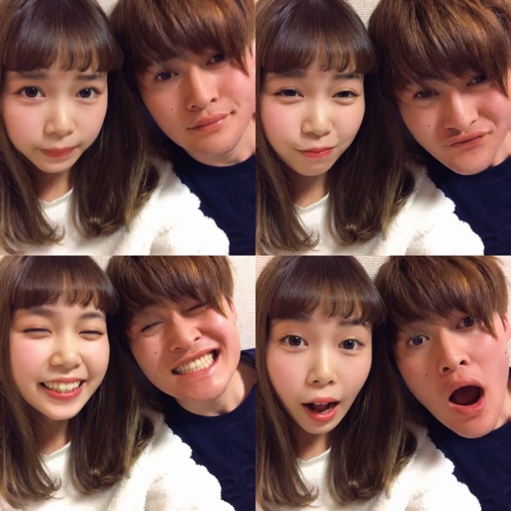 Danielさんが18歳、妻が17歳のころ