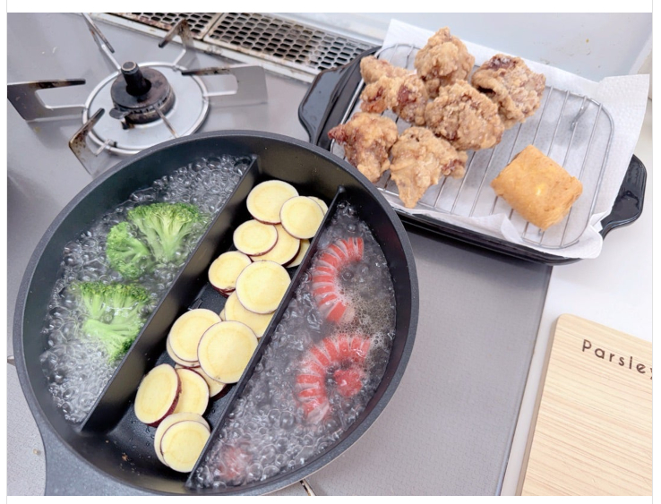 調理の様子も公開（画像は辻希美オフィシャルブログから）